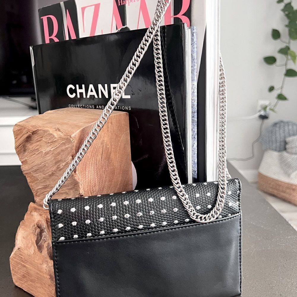 Daniellenicole Black Tina Crossbody Clutch Pursew… - image 3